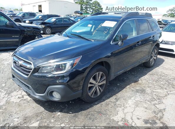 4S4BSAKC5J3336724 2018 SUBARU OUTBACK Black წინა მარცხენა ხედი სამი მეოთხედიდან