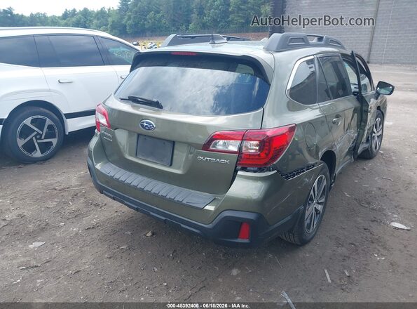 4S4BSAKC5J3368010 2018 SUBARU OUTBACK Green Tył prawy