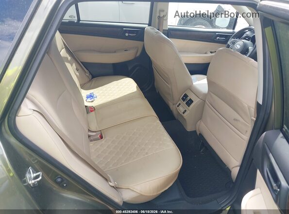 4S4BSAKC5J3368010 2018 SUBARU OUTBACK Green Widok naklejki z numerem VIN