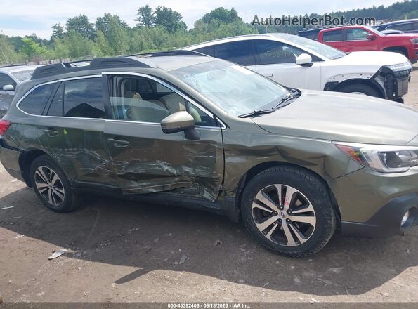 4S4BSAKC5J3368010 2018 SUBARU OUTBACK Green Widok wnętrza z tyłu