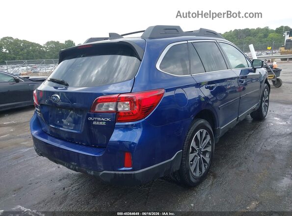 4S4BSAKC8H3387385 2017 SUBARU OUTBACK Blue უკანა მარჯვენა
