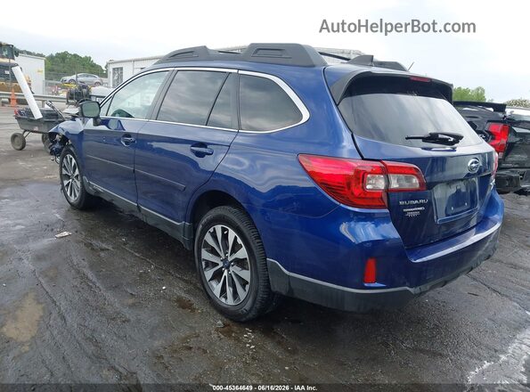 4S4BSAKC8H3387385 2017 SUBARU OUTBACK Blue უკანა მარცხენა