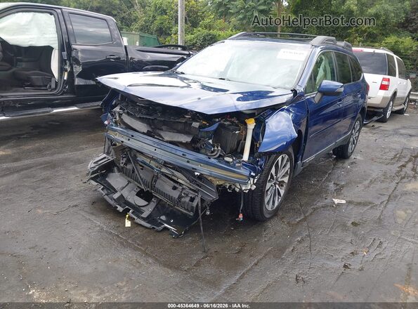 4S4BSAKC8H3387385 2017 SUBARU OUTBACK Blue წინა მარცხენა ხედი სამი მეოთხედიდან