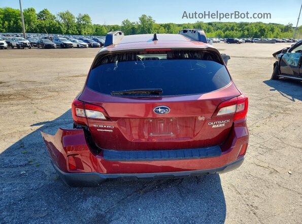 4S4BSALC0G3261812 2016 SUBARU OUTBACK Red 