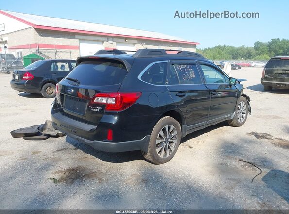 4S4BSALC1G3311035 2016 SUBARU OUTBACK Black Задня права чверть