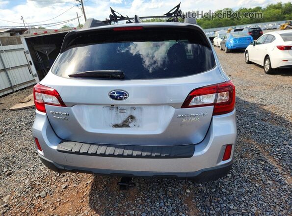 4S4BSALC4G3226822 2016 SUBARU OUTBACK Silver Вид ззаду