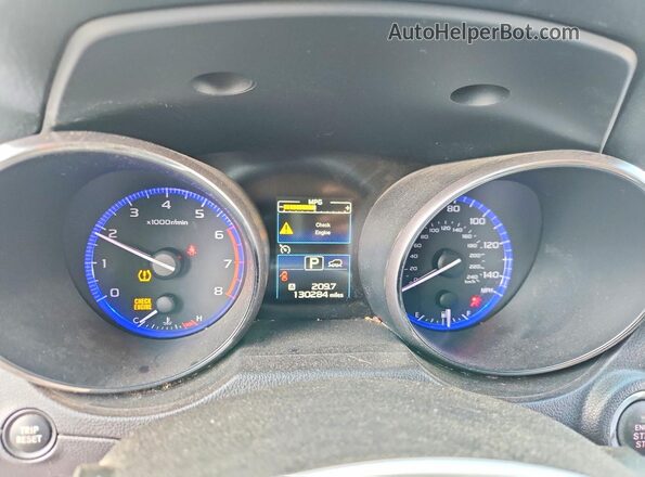4S4BSALC4G3226822 2016 SUBARU OUTBACK Silver Вид щитка приладів