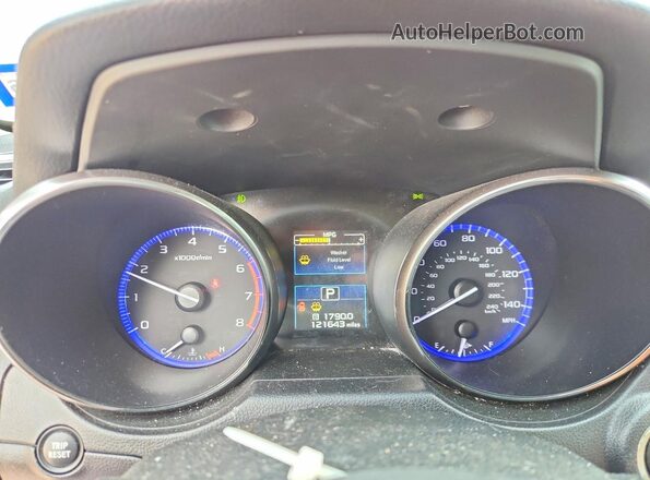 4S4BSALC4G3226934 2016 SUBARU OUTBACK Burgundy ხელსაწყოთა პანელის ხედი
