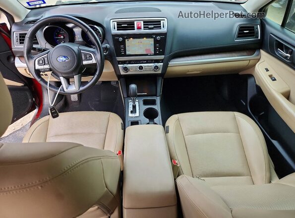 4S4BSALC4G3226934 2016 SUBARU OUTBACK Burgundy წინა პანელის ხედი