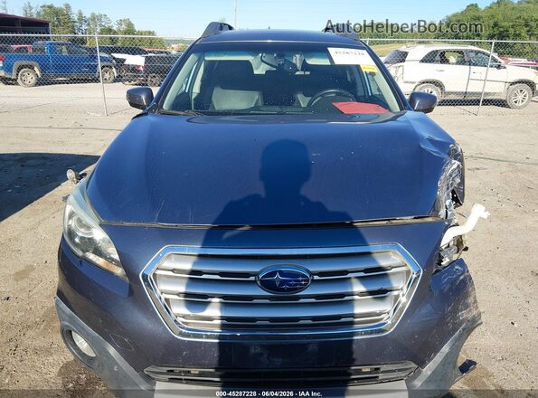 4S4BSALC5G3348945 2016 SUBARU OUTBACK Light Blue Вид щитка приборов