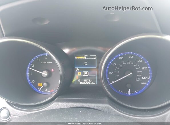 4S4BSALC6G3247459 2016 SUBARU OUTBACK Синий Вид задних сидений
