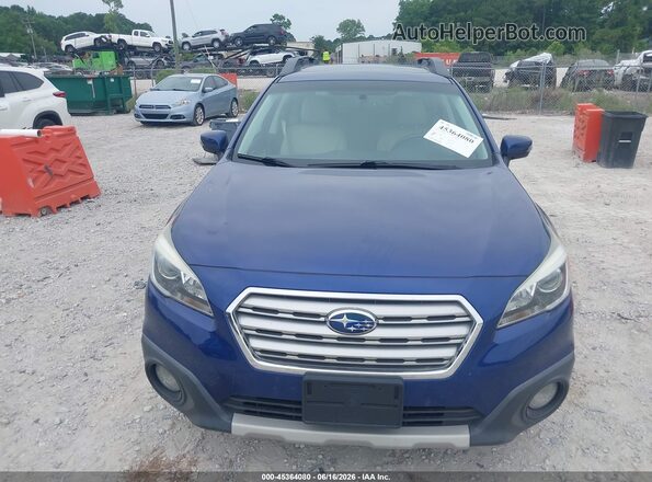 4S4BSALC6G3247459 2016 SUBARU OUTBACK Синий Вид спереди