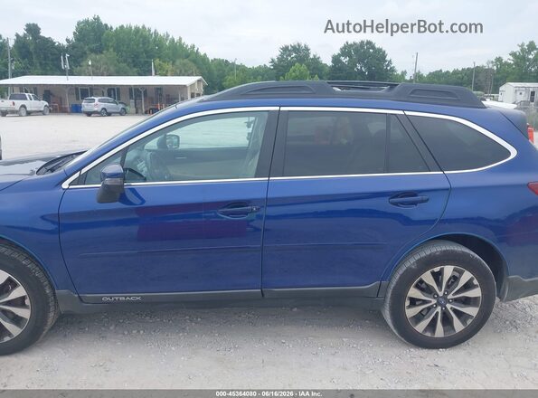 4S4BSALC6G3247459 2016 SUBARU OUTBACK Синий Панорамный вид салона 360°