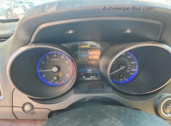 4S4BSANC0H3208106 2017 SUBARU OUTBACK Blue Սարքավորումների վահանակի տեսք