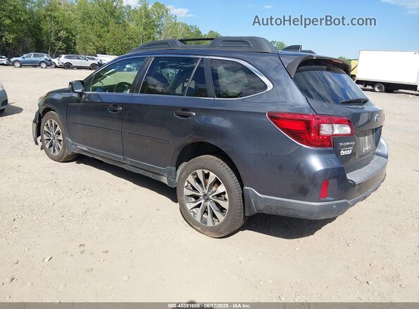 4S4BSANC0H3295330 2017 SUBARU OUTBACK Серый Задняя левая четверть
