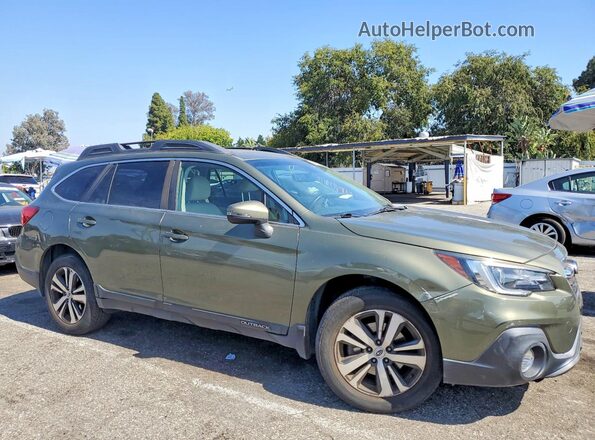 4S4BSANC0J3274452 2018 SUBARU OUTBACK Зеленый Передняя правая четверть
