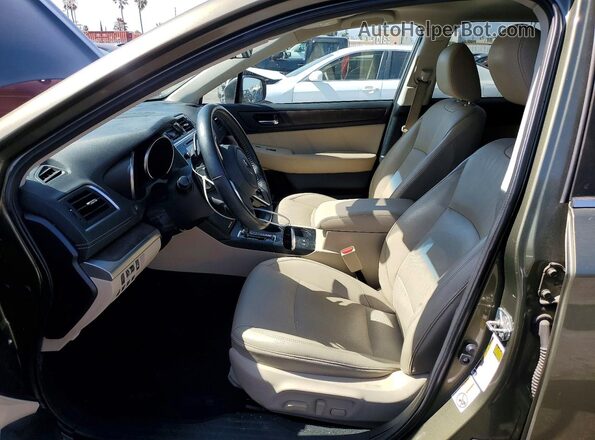 4S4BSANC0J3274452 2018 SUBARU OUTBACK Зеленый Вид салона спереди