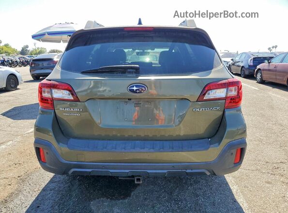 4S4BSANC0J3274452 2018 SUBARU OUTBACK Зеленый Вид сзади