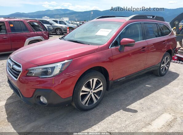4S4BSANC0J3293356 2018 SUBARU OUTBACK Red Przód lewy