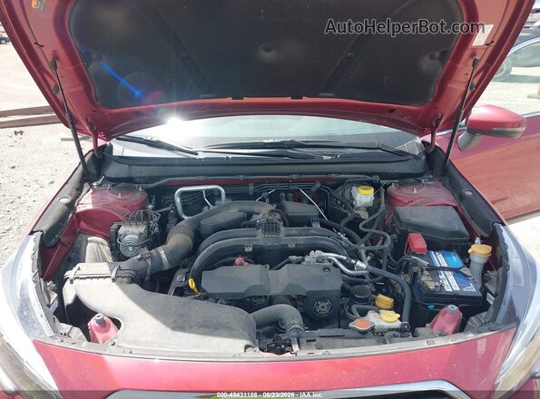 4S4BSANC0J3293356 2018 SUBARU OUTBACK Red Widok z tyłu