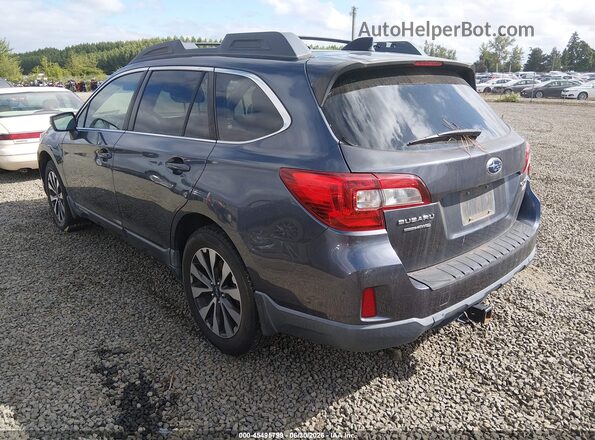 4S4BSANC1G3217119 2016 SUBARU OUTBACK Gray Հետևի ձախ