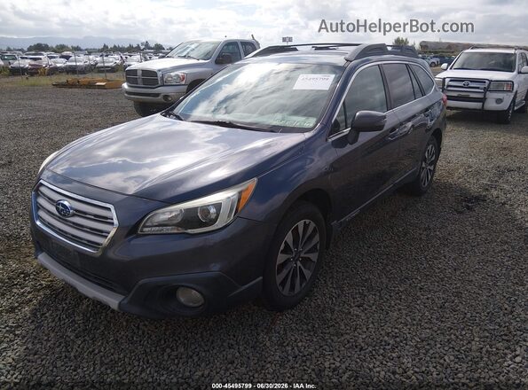 4S4BSANC1G3217119 2016 SUBARU OUTBACK Gray Առջևի ձախ երեք քառորդ տեսարան