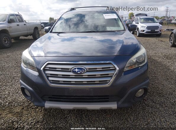 4S4BSANC1G3217119 2016 SUBARU OUTBACK Gray Սալոնի հետևի տեսք