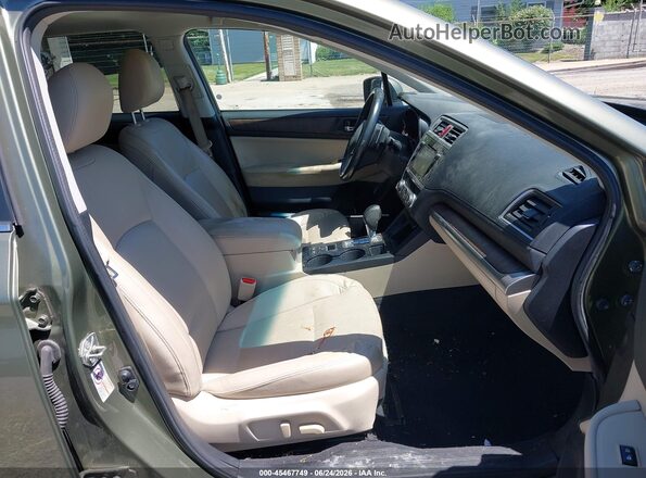 4S4BSANC1G3311047 2016 SUBARU OUTBACK Green Widok wnętrza z przodu