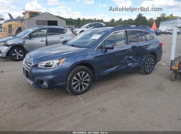 4S4BSANC1G3334859 2016 SUBARU OUTBACK Blue Передня ліва чверть