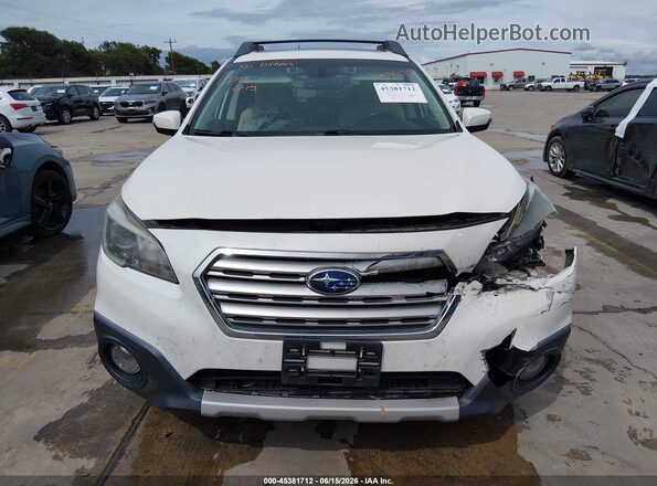 4S4BSANC1H3269027 2017 SUBARU OUTBACK White ხელსაწყოთა პანელის ხედი