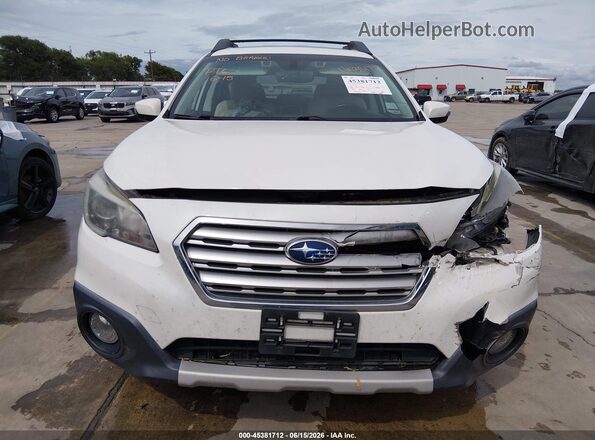 4S4BSANC1H3269027 2017 SUBARU OUTBACK White წინა ხედი