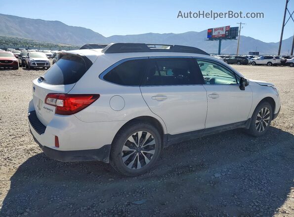 4S4BSANC1H3270081 2017 SUBARU OUTBACK White უკანა მარჯვენა