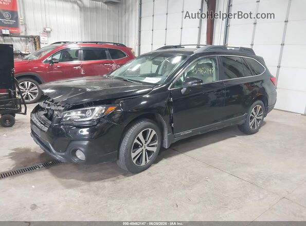 4S4BSANC1J3266182 2018 SUBARU OUTBACK Black წინა მარცხენა ხედი სამი მეოთხედიდან