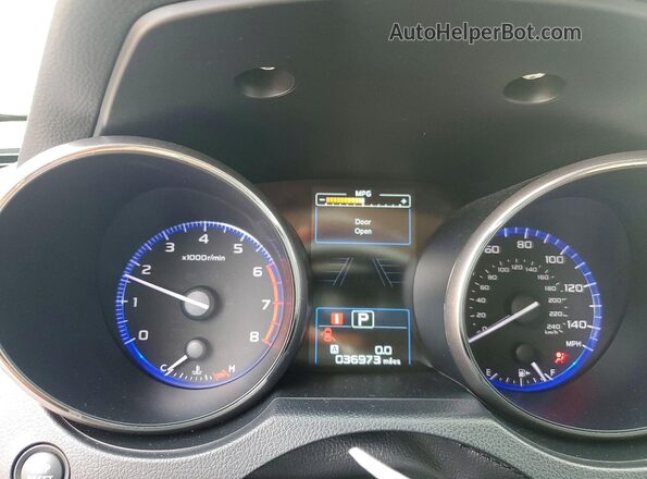 4S4BSANC1J3351880 2018 SUBARU OUTBACK Черный Вид щитка приборов