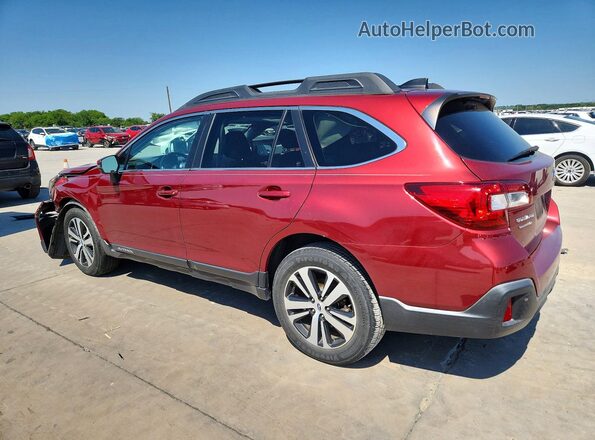4S4BSANC1K3371354 2019 SUBARU OUTBACK Red Задня ліва чверть