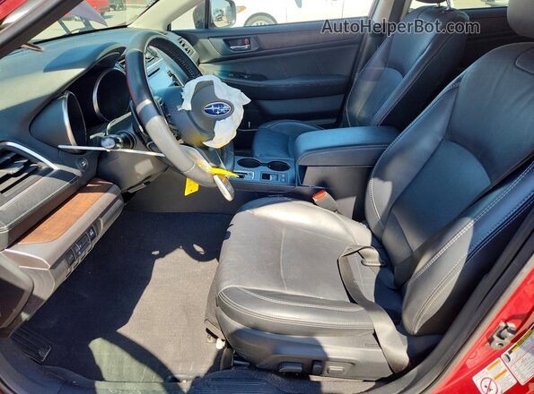 4S4BSANC1K3371354 2019 SUBARU OUTBACK Red Вид салону спереду