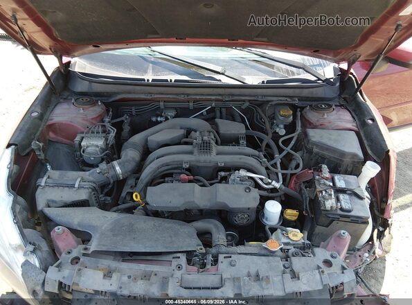 4S4BSANC2G3262294 2016 SUBARU OUTBACK Red Widok z tyłu