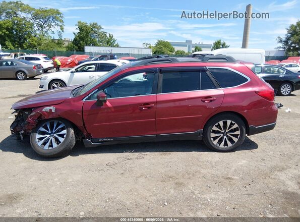 4S4BSANC2G3262294 2016 SUBARU OUTBACK Red Widok wnętrza z tyłu