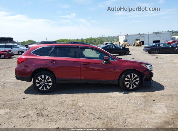 4S4BSANC2G3262294 2016 SUBARU OUTBACK Red Widok zestawu wskaźników