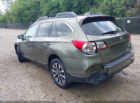 4S4BSANC2H3323094 2017 SUBARU OUTBACK Green Tył lewy