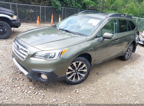 4S4BSANC2H3323094 2017 SUBARU OUTBACK Green Przód lewy