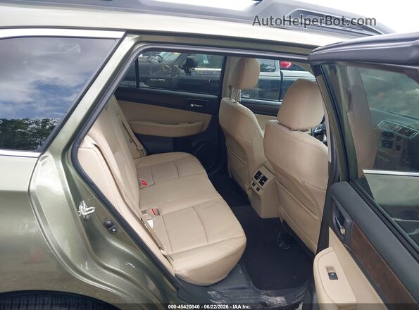 4S4BSANC2H3323094 2017 SUBARU OUTBACK Green Widok naklejki z numerem VIN