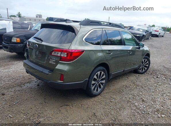 4S4BSANC2H3323094 2017 SUBARU OUTBACK Green Tył prawy