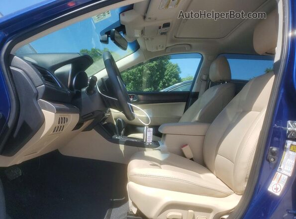 4S4BSANC2H3420876 2017 SUBARU OUTBACK Blue წინა სალონის ხედი