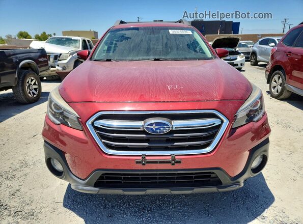 4S4BSANC2J3224488 2018 SUBARU OUTBACK Темно-бордовый Вид спереди