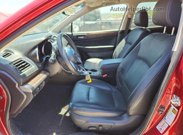 4S4BSANC2J3224488 2018 SUBARU OUTBACK Темно-бордовый Вид салона спереди