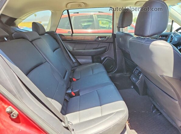 4S4BSANC2J3224488 2018 SUBARU OUTBACK Темно-бордовый Вид задней части салона