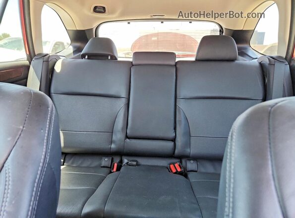 4S4BSANC2J3224488 2018 SUBARU OUTBACK Темно-бордовый Вид задних сидений