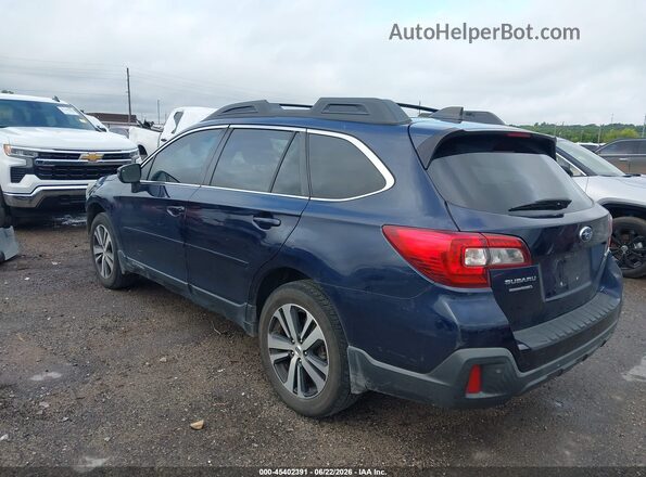 4S4BSANC2J3292693 2018 SUBARU OUTBACK Dark Blue Rear left