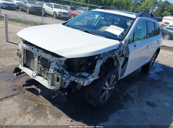 4S4BSANC2J3314871 2018 SUBARU OUTBACK White წინა მარცხენა ხედი სამი მეოთხედიდან